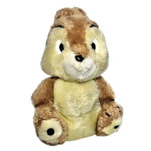 Rare Vintage 8” Walt Disney Stuffed Plush CHIP Chipmunk Korea Shredded Stuffing